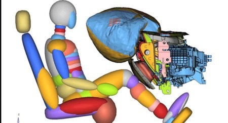 Ford giới thiệu công nghệ túi khí bảo vệ đầu gối mới