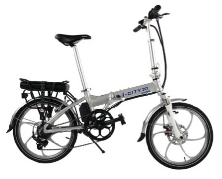 I-City 20 - Xe đạp điện công nghệ cao của Hyundai Ebike