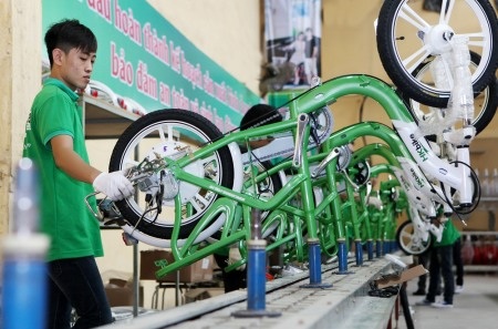 Xưởng sản xuất và lắp ráp rộng gần
4.000m2 của HKbike.