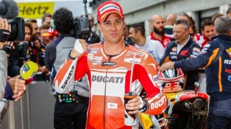 Tay đua Andrea Dovizioso của đội Ducati sẽ xuất phát ngay sau Marquez trong chặng thứ 12Ģ></p><p style=