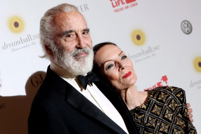 Cuộc đời và sự nghiệp của diễn viên “Bá tước Dracula” qua ảnh - 13 Christopher Lee tham gia một sự kiện từ thiện ở Berlin với vợ năm 2007.