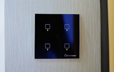 Trải nghiệm ngôi nhà thông minh hạng sang tại TPHCM - 8 Công tắc cảm ứng 4 kênh SH-CTZ4