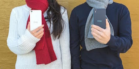 Tông màu cá tính của HTC Desire Eye giúp bộ trang phục thêm ấn
tượng