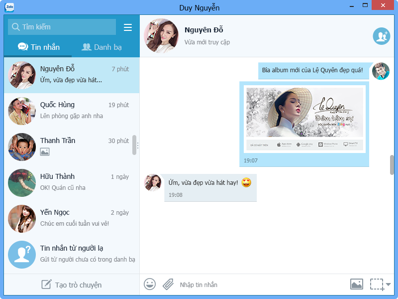 Chia sẻ ảnh chụp màn
hình nhanh chóng