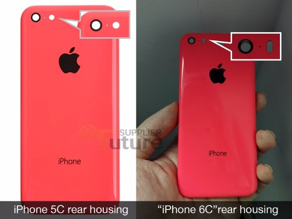 iPhone 6C (hình phải) có một số nét khác biệt so với iPhone iPhone 5C.