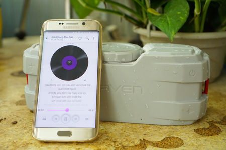 Braven BRV-X có thể kết nối Bluetooth để phát nhạc cho di động.