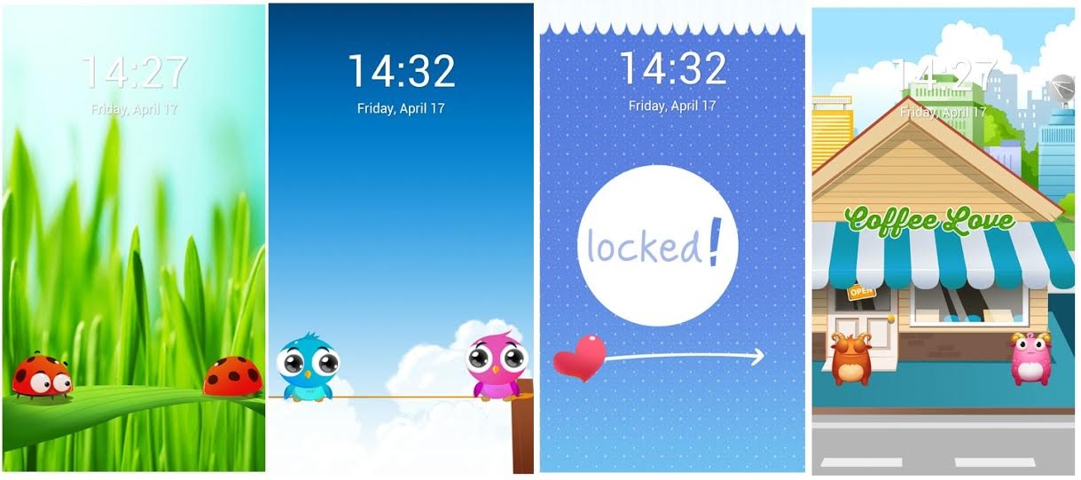 Ứng dụng Việt eTheme Launcher đạt 1 triệu người dùng quốc tế - 3 Bộ khóa màn hình ngộ
nghĩnh sinh động