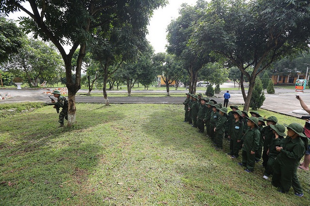 “Chiến sỹ nhí” và 10 ngày trong quân ngũ - 3 Buổi học đúng nghĩa quân đội của các chiến sỹ nhí tại Sư đoàn 308, Lương Sơn, Hòa Bình.
