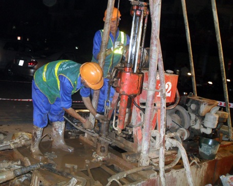 Hà Nội “hạ” mũi khoan địa chất đầu tiên cho dự án đường sắt đô thị - 2