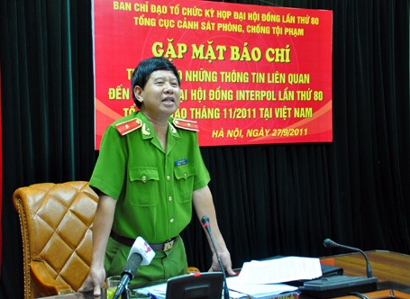 Cảnh sát 188 nước đến Việt Nam dự hội nghị Interpol  - 1