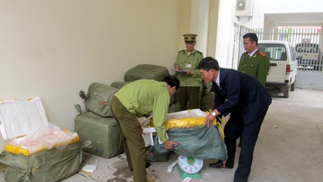 Hà Nội: Phát hiện gần 1 tấn nội tạng lợn đang phân hủy - 1 Hà Nội: Phát hiện gần 1 tấn nội tạng lợn đang phân hủy - 1