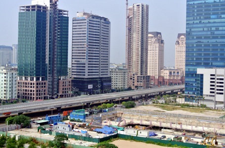 Đây là dự án đường trên cao đầu tiên Hà Nội được hoàn thành