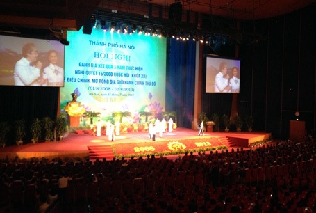 Hà Nội tổ chức hội nghị đánh giá kết quả 5 năm mở rộng địa giới hành chính