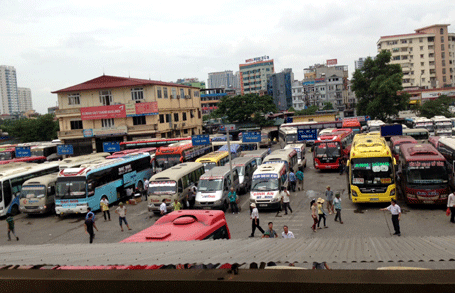 Hàng loạt xe khách ở bến Mỹ Đình sẽ được di chuyển sang bến mới
