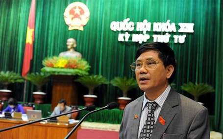 Minh bạch tài sản mà không phát hiện "sếp" công ích nhận lương khủng - 1 Chủ nhiệm Ủy ban Tư pháp Nguyễn Văn Hiện báo cáo trước Quốc hội