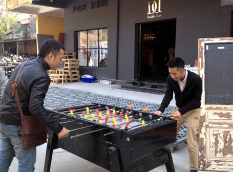 Từ khi mở cửa Zone 9 thu hút rất đông thanh niên đến vui chơi