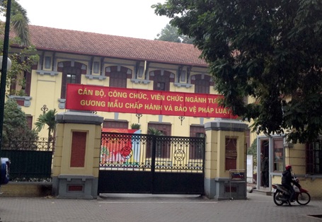 Trụ sở Bộ Tư pháp trên đường Trần Phú (quận Ba Đình)