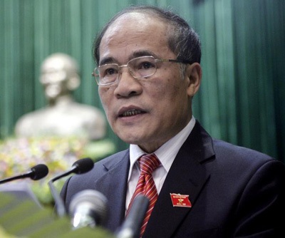 Chủ tịch Quốc hội Nguyễn Sinh Hùng