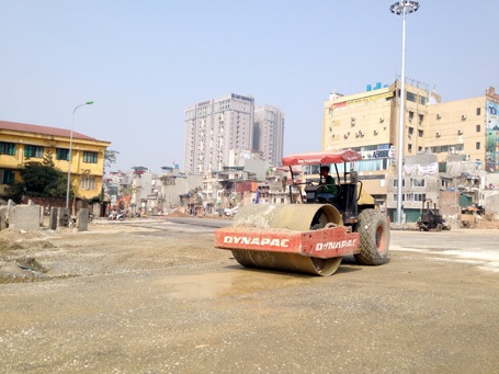 ...Tuy nhiên, phần lớn hạng mục dự án này còn ngổn ngang