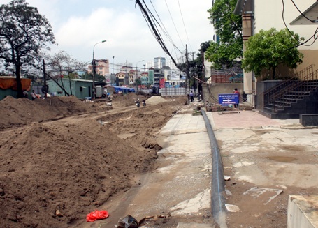 Cống Chéo - vị trí kết thúc đoạn bị