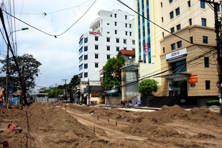 Cống Chéo - vị trí kết thúc đoạn bị