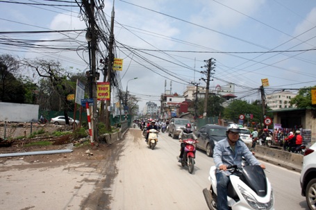 Cống Chéo - vị trí kết thúc đoạn bị