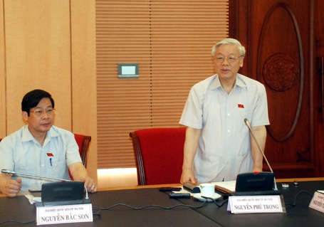 Tổng Bí thư Nguyễn Phú Trọng nói về việc lấy phiếu tín nhiệm