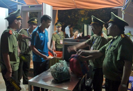 Công tác an ninh luôn được siết chặt