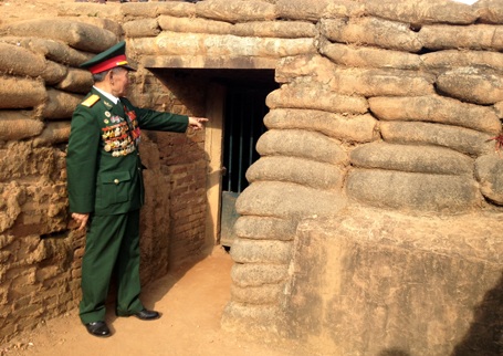 Hầm chỉ huy kiên cố nhất của cứ điểm A1 đã bị các đại đội 315, 317 đánh chiếm đêm 6/5/1954