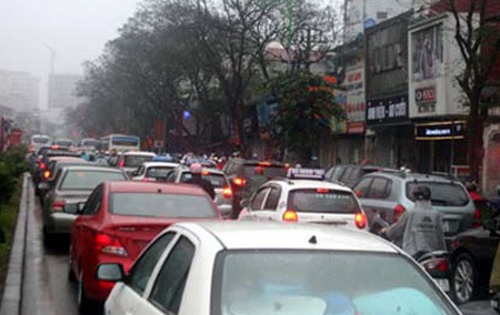 Hà Nội bất ngờ cấm ô tô trên đường Xuân Thủy - Cầu Giấy - 1 Tuyến đường giao thông huyết mạch Xuân Thủy - Cầu Giấy sẽ cấm ô tô trong 3 tháng