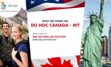 Ngày hội thông tin: Du học Canada- Mỹ - 1 80% Thị thực Canada được xét dưới 8 tuần