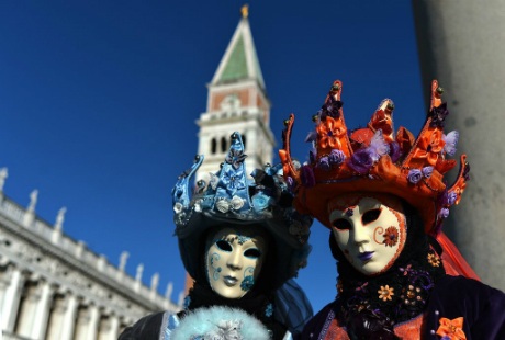 Lễ hội hóa trang độc đáo ở Venice - 2 Những chiếc mặt nạ rất cầu kỳ và lạ lẫm trong lễ hội hóa trang ở