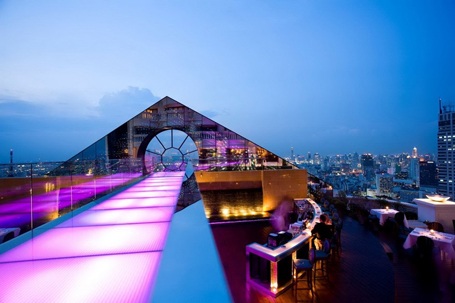 Nhà hàng Breeze ở khách sạn Lebua, Bangkok, Thái Lan. (Nguồn: Corbis)