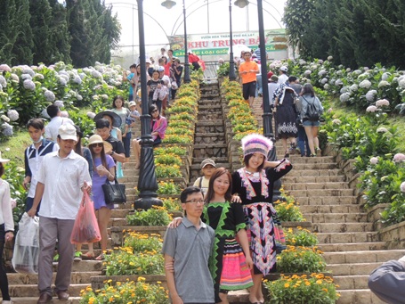 Các địa điểm du lịch tại Đà Lạt đông nghịt khách