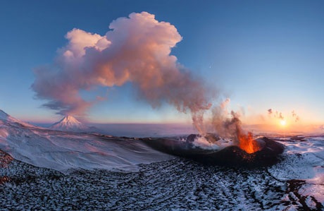 Núi lửa Tolbachik, Nga