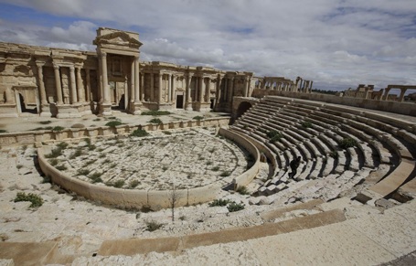 Một phần quang cảnh rạp hát ở thành phố cổ của Palmyra. (Nguồn: Sputnik)
