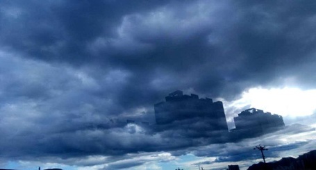 Ảo ảnh kỳ lạ xuất hiện 20 phút trên bầu trời ở Trung Quốc