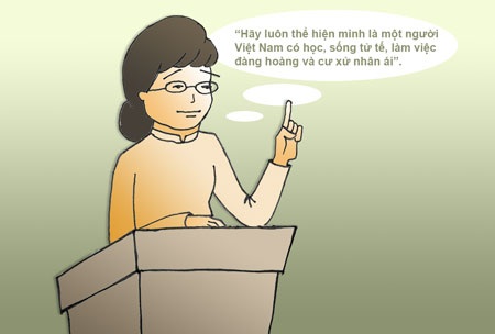 Hãy bớt đi những diễn văn khuôn mẫu, sáo mòn và nhạt hoét! - 1 (Minh họa: Ngọc Diệp)