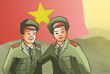 “Bốn mươi năm đồng đội của tôi ơi” - 1 (Minh họa: Ngọc Diệp)