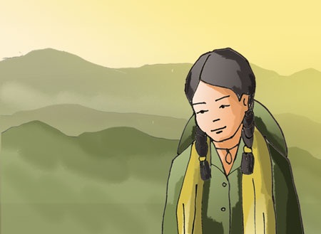 Gửi em, cô thanh niên xung phong - 1 (Minh họa: Ngọc Diệp)