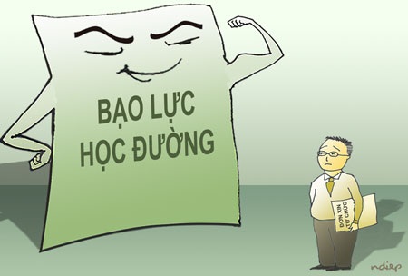 Lòng tự trọng của một người thầy - 1 (Minh họa: Ngọc Diệp)