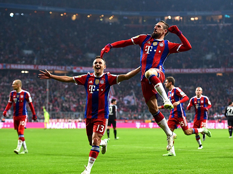 Bayern Munich 1-0 Leverkusen: Bàn thắng thứ 100 của Ribery - 2 Ribery ghi
bàn thắng thứ 100 cho “hùm xám”