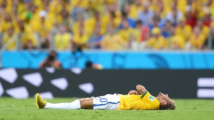 Những nét tươi mới về chiến thuật của bóng đá thế giới năm 2014 - 2 Vắng
Neymar, Brazil thua tan nát trước Đức
