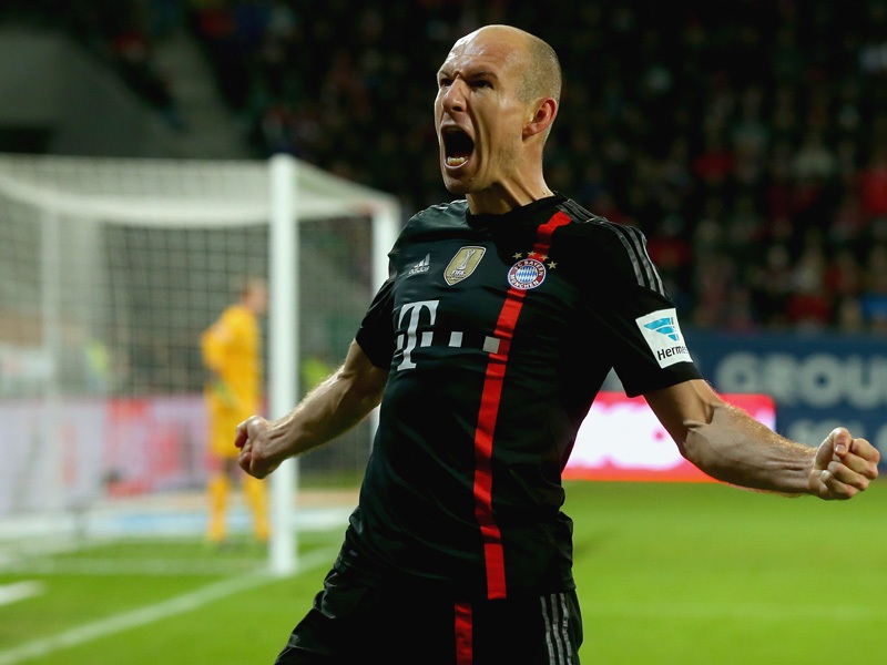 Bayern vô địch lượt đi, Dortmund trở lại nhóm cầm đèn đỏ - 1 Robben thi
đấu chói sáng với hai pha làm bàn đẹp mắt