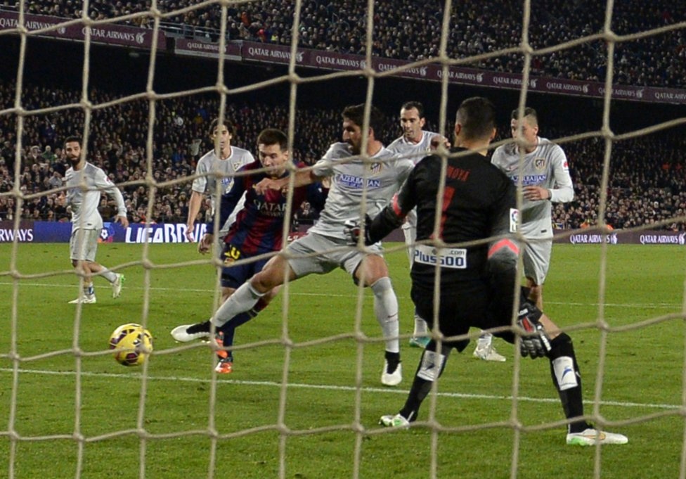 Messi tung
đòn kết liễu các nhà ĐKVĐ La Liga vào phút 86.