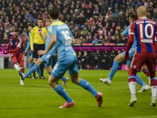 Ribery và Robben đã có một trận đấu bùng nổ