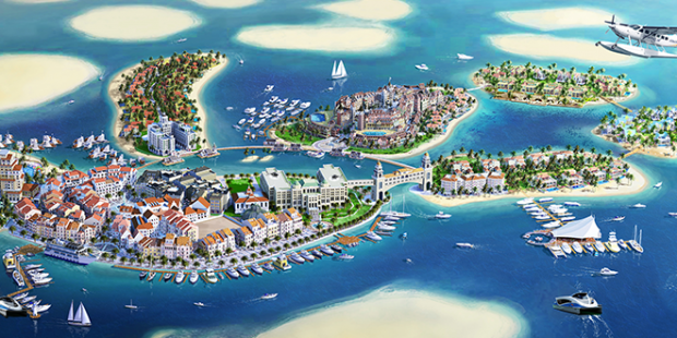 Dubai rao bán hàng loạt “thủy cung” - 3 Quang cảnh quần đảo nhân tạo xa xỉ xứ Dubai