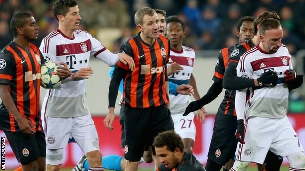 Bayern Munich - Shakhtar Donetsk: Khó có bất ngờ - 1 Shaktar Donetsk đã khiến Bayern Munich lâm
vào cảnh bế tắc trong trận lượt đi