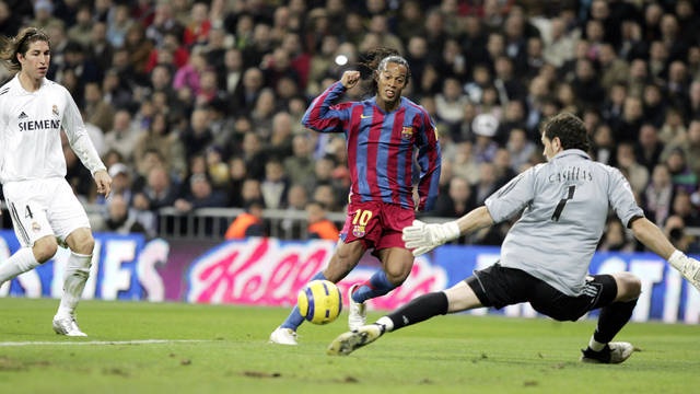 Từ thời Ronaldinho, Barca luôn át vía Real