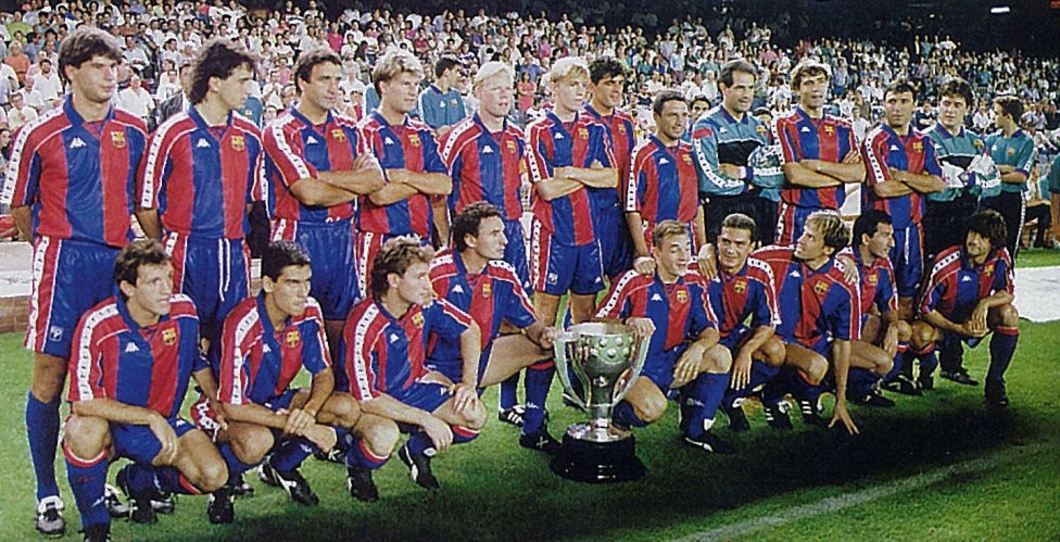 Thầy trò Johan Cruyff thống trị tuyệt đối
La Liga với chức vô địch thứ 3 liên tiếp.